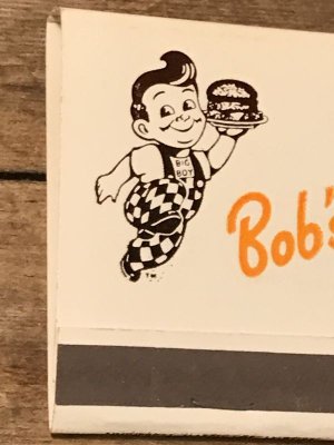 アドバタイジングキャラクターのビッグボーイのヴィンテージブックマッチ