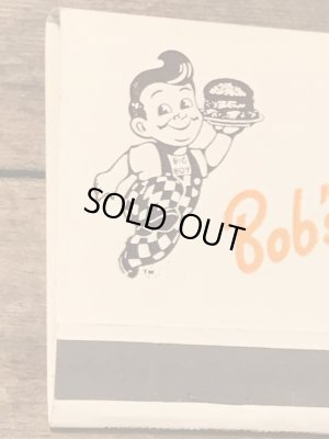 アドバタイジングキャラクターのビッグボーイのヴィンテージブックマッチ