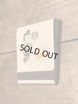 アドバタイジングキャラクターのビッグボーイのヴィンテージブックマッチ