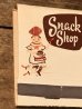 アメリカのレストラン「Snack Shop」のヴィンテージブックマッチ
