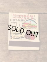Knott's Berry Farm Book Match　ビンテージ　ナッツベリーファーム　ブックマッチ　企業物　アドバタイジング　70年代　ヴィンテージ　vintage