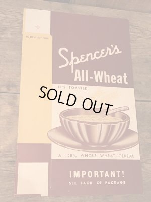 30年代頃のシリアルのビンテージペーパーボックス