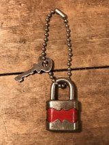 Mini  Padlock Keychain　ビンテージ　南京錠　キーチェーン　パドロック　70年代　ヴィンテージ　vintage