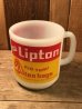リプトンのグラスベイク社製のビンテージマグカップ