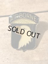 US Airborne Military Pin Badge　エアボーン　ビンテージ　ピンバッジ　ミリタリー　エアフォース　80年代　ピンズ　ヴィンテージ　vintage