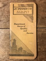 J.C. Penney Co. Notepad Calendar Time Book　JCぺニー　ビンテージ　タイムブック　20年代　ワーク　古着　カレンダー　ヴィンテージ　vintage