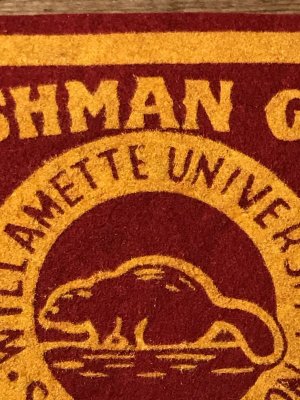 40年代頃のカレッジ物のフェルト製ヴィンテージワッペン