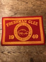 Willamette University Freshman Glee Felt Patch　カレッジ　ビンテージ　ワッペン　40年代　ユニバーシティ　フェルト　ヴィンテージ　vintage