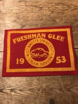 Willamette University Freshman Glee Felt Patch　カレッジ　ビンテージ　ワッペン　50年代　ユニバーシティ　フェルト　ヴィンテージ　vintage