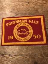 Willamette University Freshman Glee Felt Patch　カレッジ　ビンテージ　ワッペン　50年代　ユニバーシティ　フェルト　ヴィンテージ　vintage