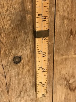 アメリカの企業の宣伝用ノベルティのビンテージルーラー