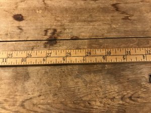 アメリカの企業の宣伝用ノベルティのビンテージルーラー