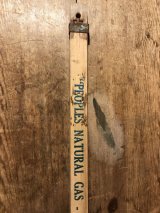 Advertising Wood Sliding Yard Stick　定規　ビンテージ　物差し　アンティーク　ルーラー　インダストリアル　ヴィンテージ　vintage