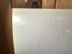 70〜80年代頃の賃貸のヴィンテージサインボード