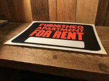 他の写真1: Furnished Apartment For Rent Hardware Sign　看板　ビンテージ　企業　70年代　サイン　ヴィンテージ　vintage