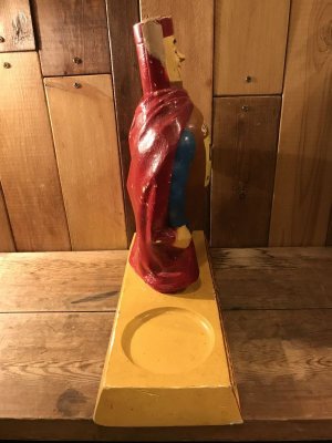 ウイスキーのアドバタイジングキャラクターのヴィンテージ店頭用ディスプレイスタチュー