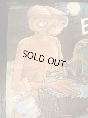 80年代USAマクドナルドで配布されていたE.T.のビンテージポスター