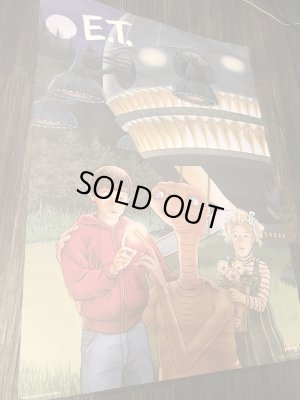 80年代USAマクドナルドで配布されていたE.T.のビンテージポスター