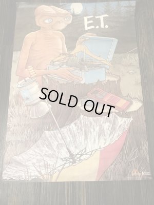 80年代USAマクドナルドで配布されていたE.T.のヴィンテージポスター