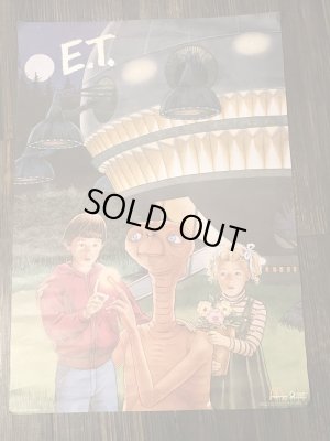 80年代USAマクドナルドで配布されていたE.T.のビンテージポスター