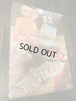 80年代USAマクドナルドで配布されていたE.T.のビンテージポスター