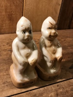 40〜50年代頃のビリケンさんのビンテージソルト&ペッパー