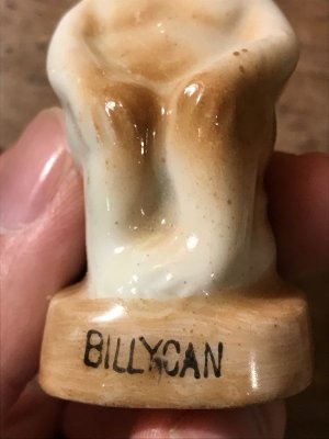 陶器製のビリケンさんのヴィンテージソルト&ペッパー