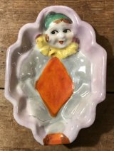 Playing Card Porcelain Lustre Ashtray　トランプ柄　ビンテージ　アシュトレイ　50年代　灰皿　陶器　ジャパンメイド　ヴィンテージ　vintage