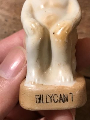 陶器製のビリケンさんのヴィンテージソルト&ペッパー