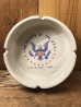 陶器製のアメリカ大統領のヴィンテージ灰皿