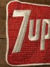 7upの貼付けタイプのビンテージ刺繡ワッペン