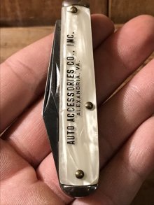 他の写真1: Auto Accessories Co Pocket Knife　アドバタイジング　ポケットナイフ　60年代　オートアクセサリー　シェル　企業物　ヴィンテージ　vintage