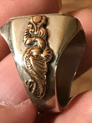 40年代頃のアステカインディアンのビンテージリング