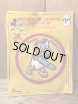 Disney Donald Duck Patch　ドナルドダック　ワッペン　70年代　ディズニー　パッチ　ヴィンテージ　vintage