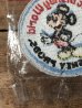ディズニーキャラクターのミッキーマウスのヴィンテージパッチ
