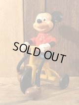 Disney Mickey Mouse Tricycle Figure　ミッキーマウス　三輪車　フィギュア　70年代　ディズニー　トイ　ヴィンテージ　vintage