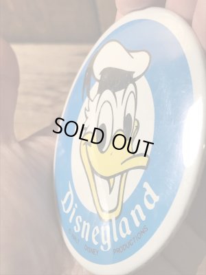 ディズニーランドのドナルドダックのヴィンテージ缶バッチ