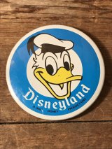 Disney Land Donald Duck Can Badge　ドナルドダック　缶バッジ　ディズニーランド　70年代　バッチ　ヴィンテージ　vintage