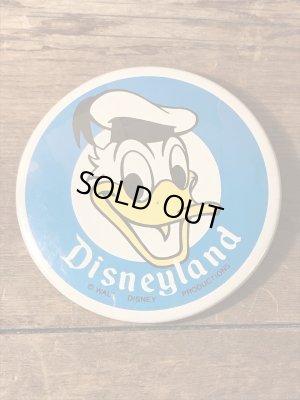 70年代頃のドナルドダックのビンテージ缶バッジ