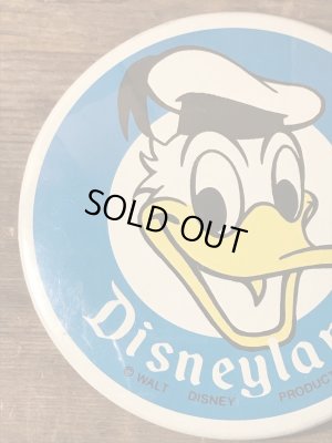 ディズニーランドのドナルドダックのヴィンテージ缶バッチ