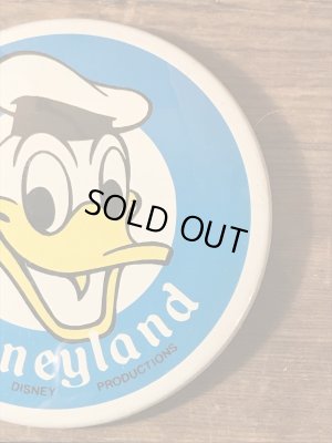 70年代頃のドナルドダックのビンテージ缶バッジ