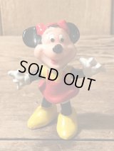 Disney Minnie Mouse PVC Figure　ミニーマウス　PVCフィギュア　80年代　ディズニー　ヴィンテージ　vintage