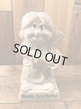 Sillisculpts “World's Best Mother”Message Doll　メッセージドール　ビンテージ　シリスカルプス　70年代