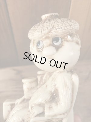 70年代頃のシリスカルプスのビンテージメッセージドール