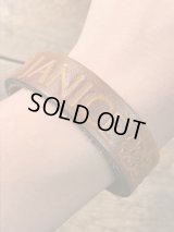 American Name “JANICE”Leather Bracelet　レザー　ビンテージ　ブレスレット　ヒッピー　70年代