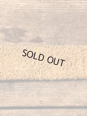 アメリカのスタンダードな名前が書かれたレザー製のヴィンテージブレスレット