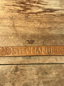 他の写真2: American Name “STEPHANIE”Leather Bracelet　レザー　ビンテージ　ブレスレット　ヒッピー　70年代