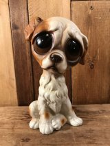 Big Eye “Gig” Sad Dog Paper Mash Figure　ビッグアイ　ビンテージ　サッドドッグ　置物　60年代