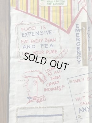 50〜60年代頃のジョーク系のビンテージエプロン