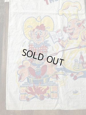 50年代頃のジョーク系のヴィンテージBBQエプロン